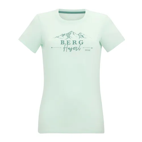 Dámské tričko Regatta FINGAL EDITION SLOGAN světle zelená (3)