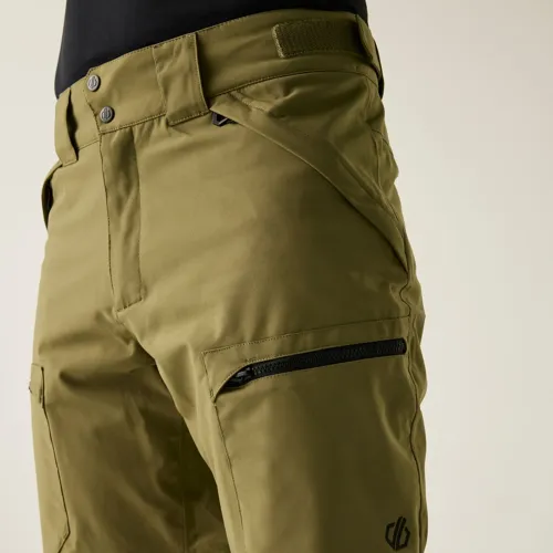 Pánské lyžařské kalhoty Dare2b BASEPLATE II khaki (4)