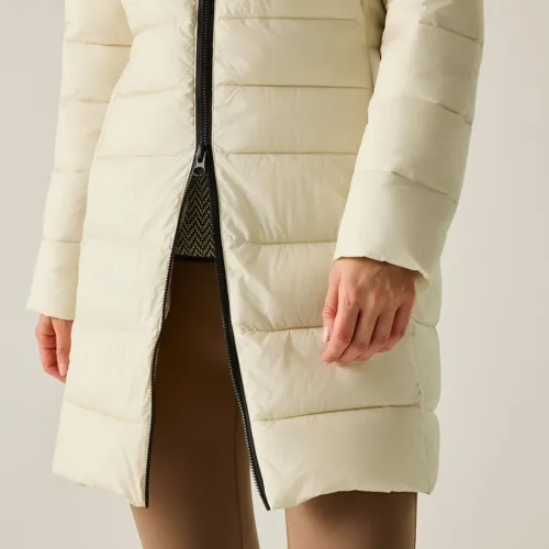Dámský zimní zateplený kabát Regatta AMARA béžová (3)