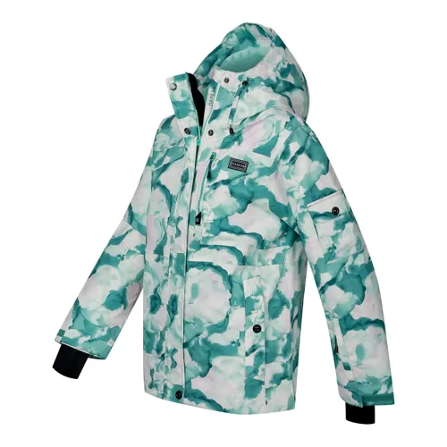 Dámská lyžařská bunda Dare2b SNOWLINE zelená/bílá (10)