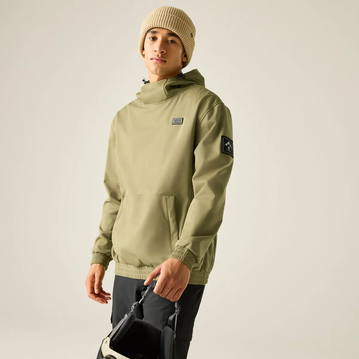 Pánská softshellová freeride bunda Dare2b RAMPAGE khaki