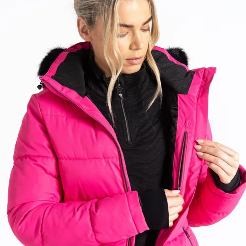 Dámská zimní bunda Dare2b GLAMORIZE IV růžová (6)