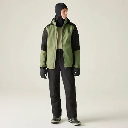 Pánská zimní lyžařská bunda Dare2b PRECISION II černá/khaki (1)