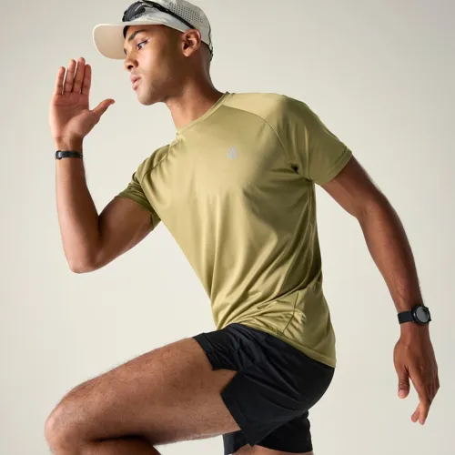 Pánské funkční tričko Dare2b ACCELERATE khaki (1)