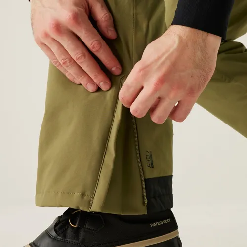 Pánské lyžařské kalhoty Dare2b BASEPLATE II khaki (5)