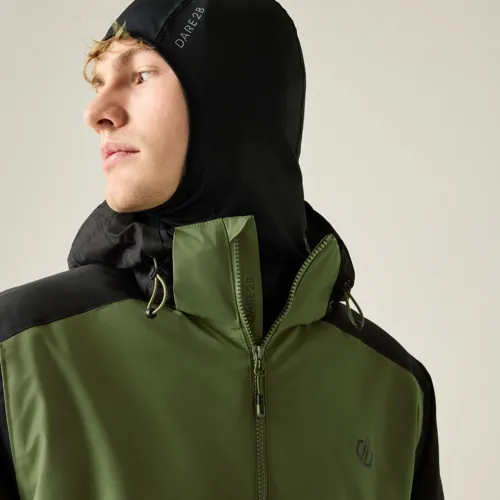 Pánská zimní lyžařská bunda Dare2b PRECISION II černá/khaki (4)