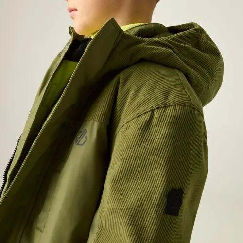 Dětská lyžařská bunda Dare2b CHILL khaki (4)