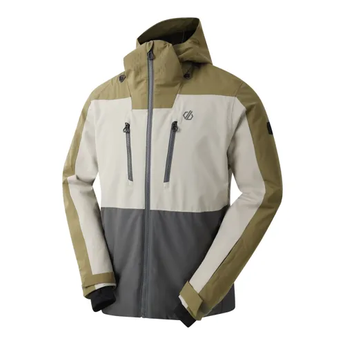 Pánská zimní lyžařská bunda Dare2b BASEPLATE III khaki/šedá (10)