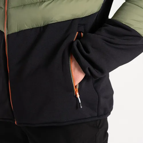 Pánská hybridní bunda Dare2b TORREK HYBRID zelená (3)