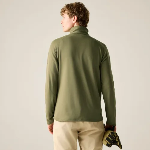 Pánská funkční mikina Dare2b FUSE UP FULL ZIP khaki