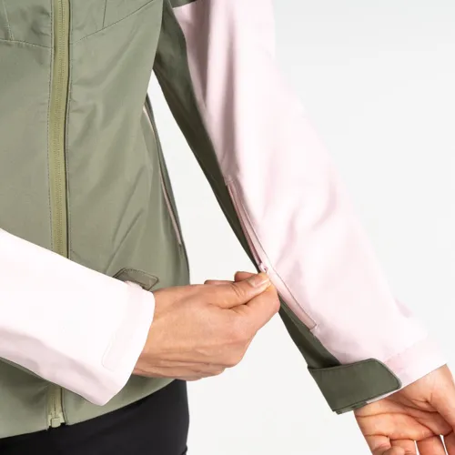 Dámská outdoorová bunda Dare2b ASSERT světle růžová/zelená (7)