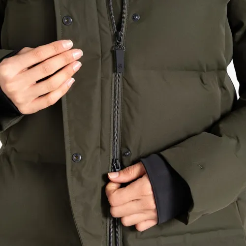 Dámský zimní prošívaný kabát Dare2b WANDER khaki (5)