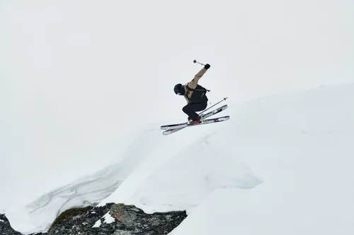 Pánská zimní lyžařská bunda Dare2b FREERIDE černá/béžová (9)