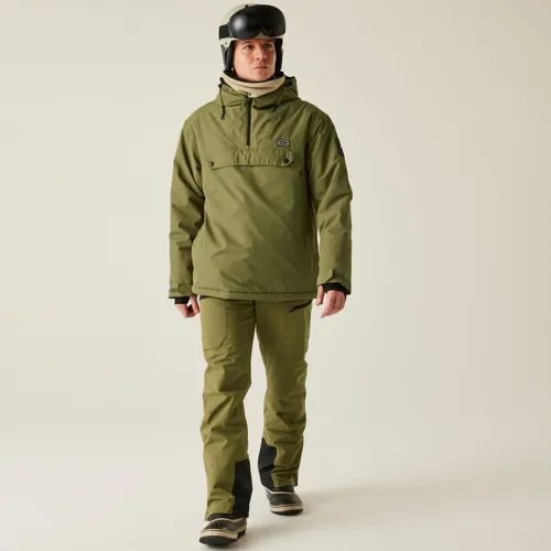Pánská zimní lyžařská bunda Dare2b FREERIDE II khaki (2)