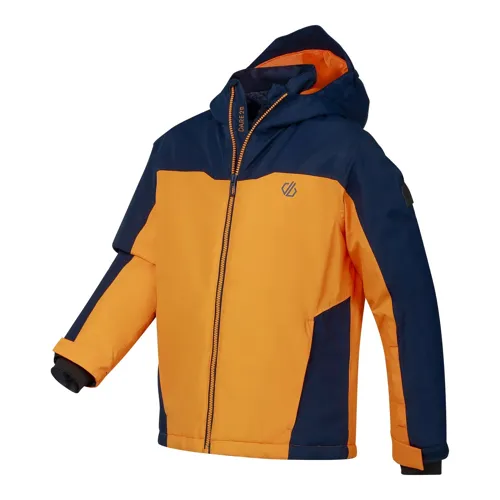 Dětská zimní lyžařská bunda Dare2b PISTE modrá/oranžová (10)