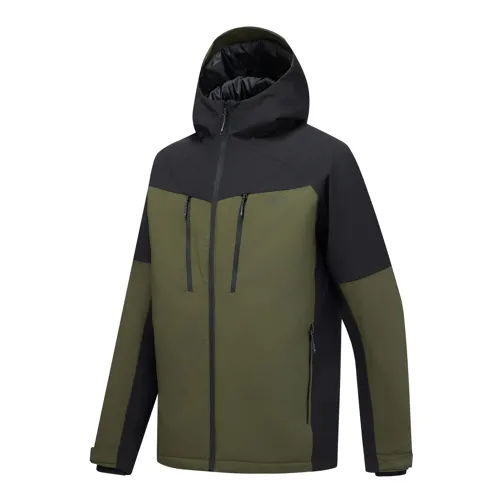 Pánská zateplená bunda Regatta HIGHTON Stretch khaki/černá (11)