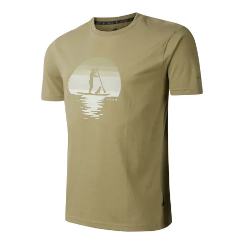 Pánské bavlněné tričko Dare2b MOVEMENT III khaki (4)