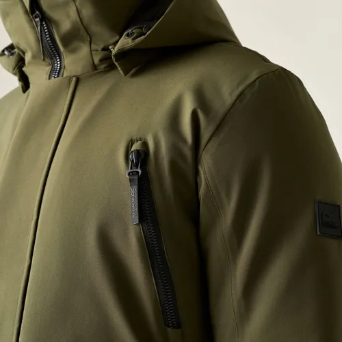 Pánská zimní zateplená bunda Regatta MARRON khaki (7)