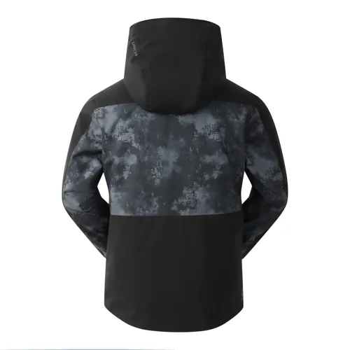 Pánská zimní lyžařská bunda Dare2b BASEPLATE III černá/zelenošedá (10)