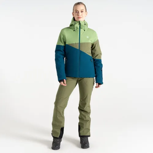 Dámská zimní lyžařská bunda Dare2b ICE III zelená/modrá