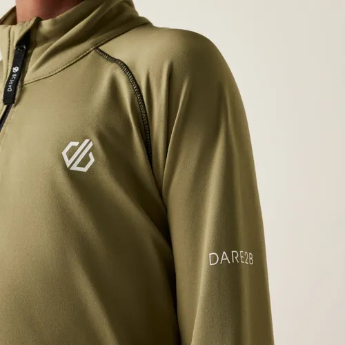 Dětské funkční tričko Dare2b CONSIST II khaki (3)