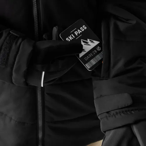 Dětská zimní bunda Dare2b EXPLORER černá (2)
