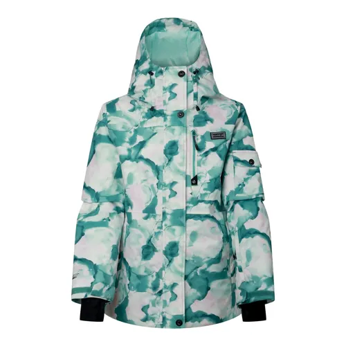 Dámská lyžařská bunda Dare2b SNOWLINE zelená/bílá (9)