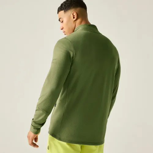 Pánská fleecová mikina Dare2b VENTURE khaki/černá