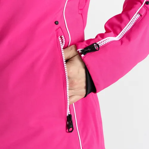 Dámská lyžařská bunda Dare2b LINE růžová (4)