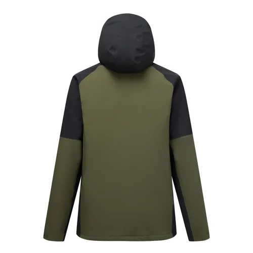 Pánská zateplená bunda Regatta HIGHTON Stretch khaki/černá (12)
