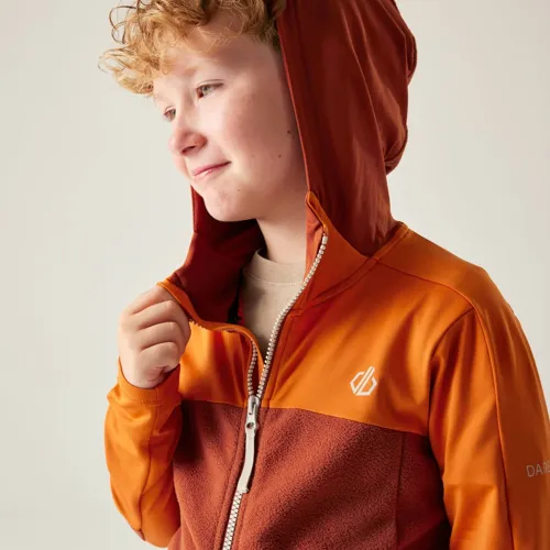 Dětská fleecová mikina Dare2b THRIVING IV oranžová (3)