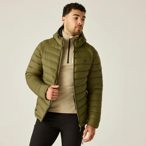 Pánská prošívaná bunda Dare2b TORREK BAFFLED khaki (5)