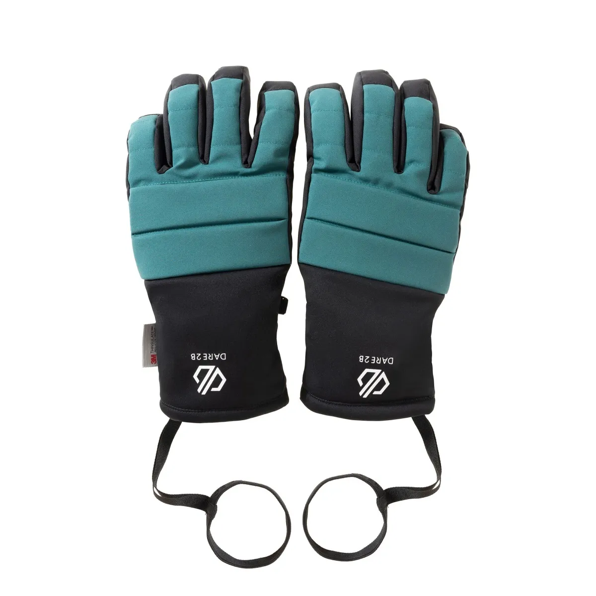 Unisex prstové lyžařské rukavice Dare2b FREERIDE II zelená