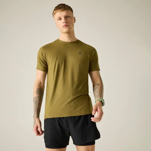 Pánské funkční tričko Dare2b PERSIST khaki (3)