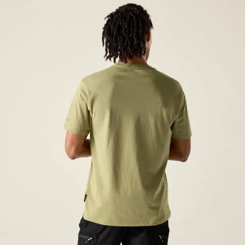 Pánské bavlněné tričko Dare2b MOVEMENT III khaki
