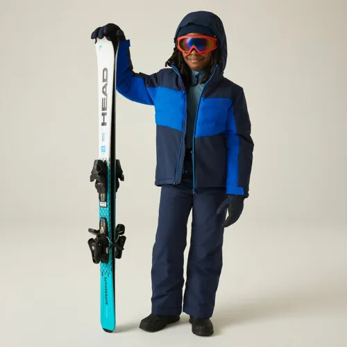 Dětská lyžařská bunda Dare2b CHEERY modrá/tmavě modrá (1)