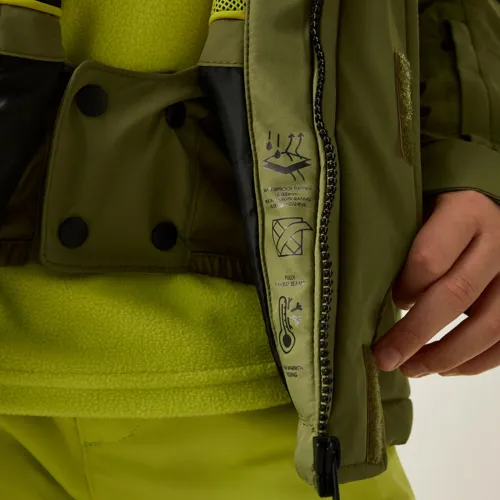 Dětská lyžařská bunda Dare2b CHILL khaki (2)