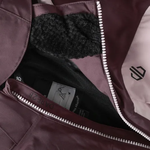 Dětská lyžařská bunda Dare2b RIP IT vínová/růžová (7)