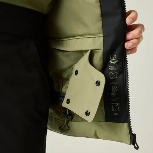 Pánská technická lyžařská bunda Dare2b HALFPIPE IV černá/khaki (2)