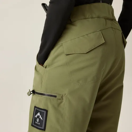Dětské zimní lyžařské kalhoty Dare2b POW II khaki (4)