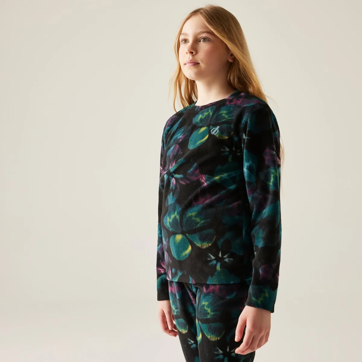 Dětský hřejivý fleecový set Dare2b THERMAL černá/zelená