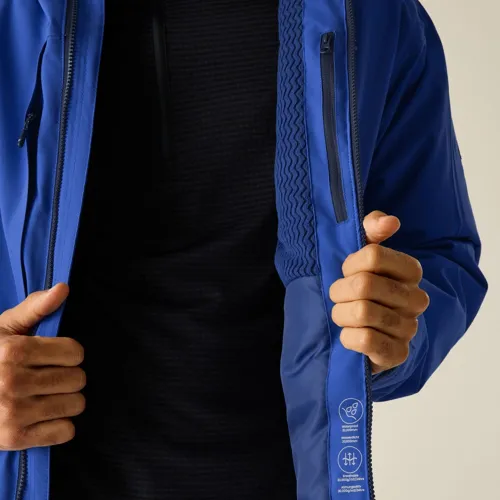 Pánská zateplená nepromokavá bunda Regatta MALTREK modrá (4)